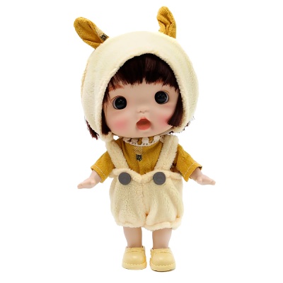 Кукла Baby Cute Maxi в шапке с желтыми ушками 18 см Funky Toys FT0689324 1
